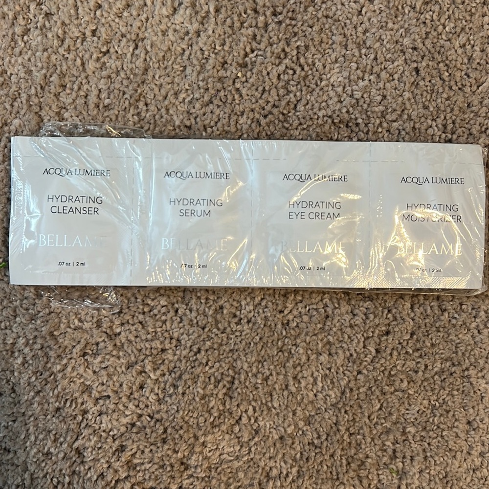 Bellame travel size packs. 6 sets total.